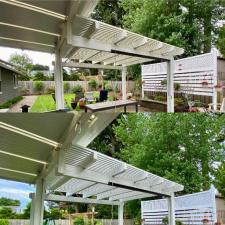 Patio pergola cleaning