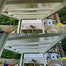 Patio pergola cleaning