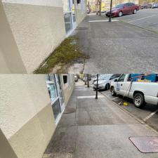 Sidewalk pressure washing